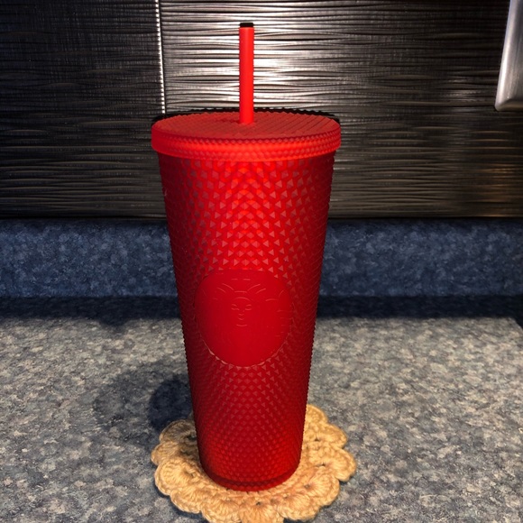 Starbucks Other - 🌺New Starbucks Red 16OZ. Studded Tumbler “2021”🌺